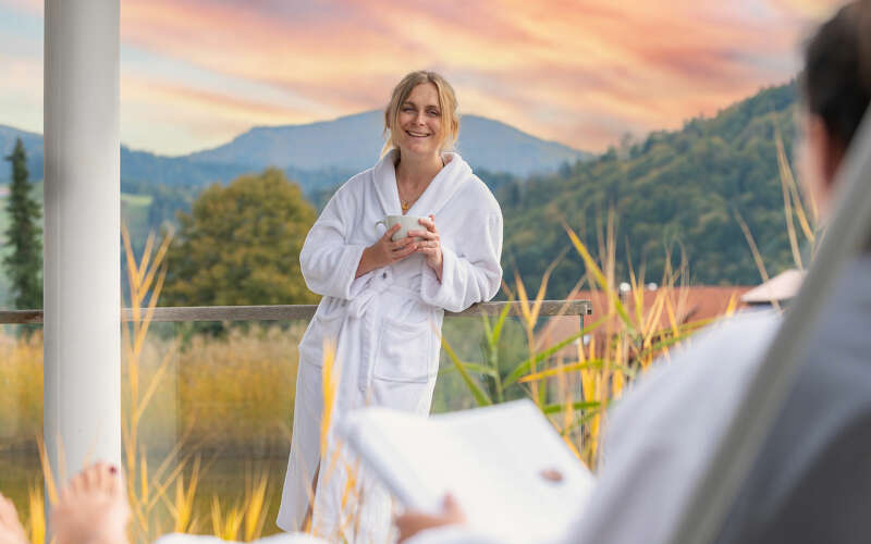 Entspannung beim Wellness im Allgäu