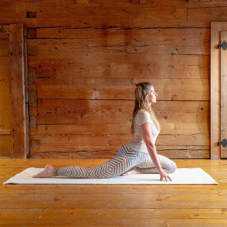 Yoga-Lehrerin Sylvia Mader in Oberstaufen