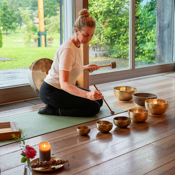 Klangmeditation und Yoga in Oberstaufen