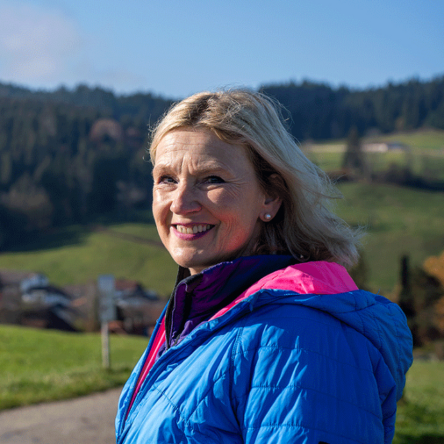 Sandra während ihrer Schrothkur in Oberstaufen