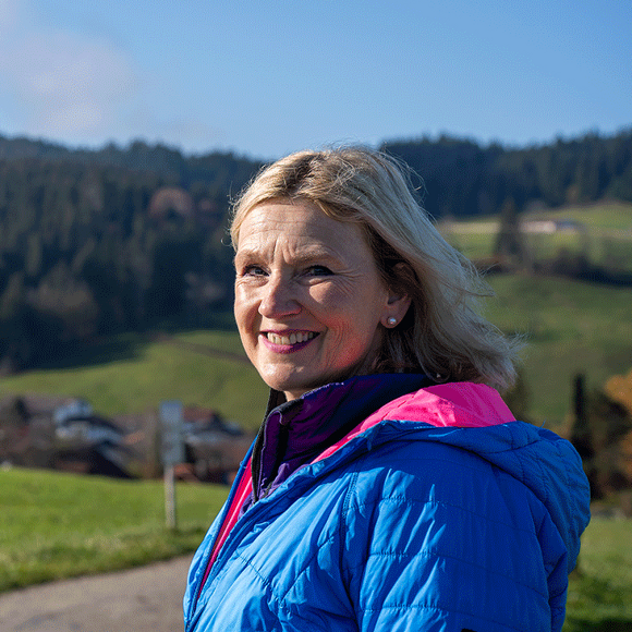 Sandra während ihrer Schrothkur in Oberstaufen