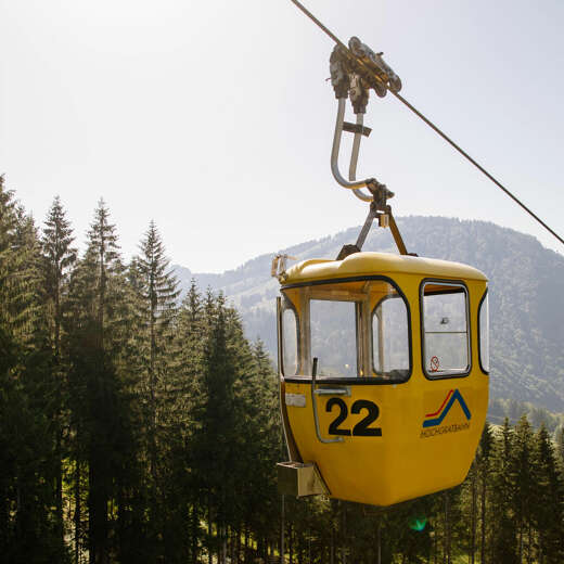 Gondel der Hochgratbahn