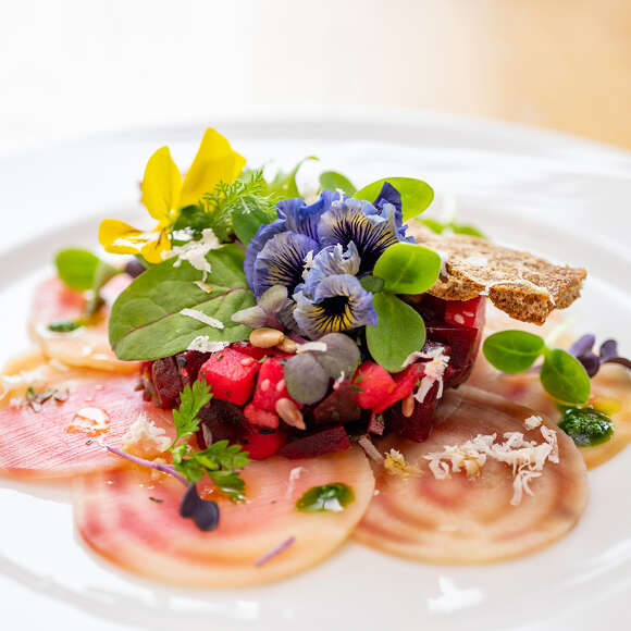 Rezept für einen schnelle Rote Bete Salat mit Apfel nach Schroth Diät