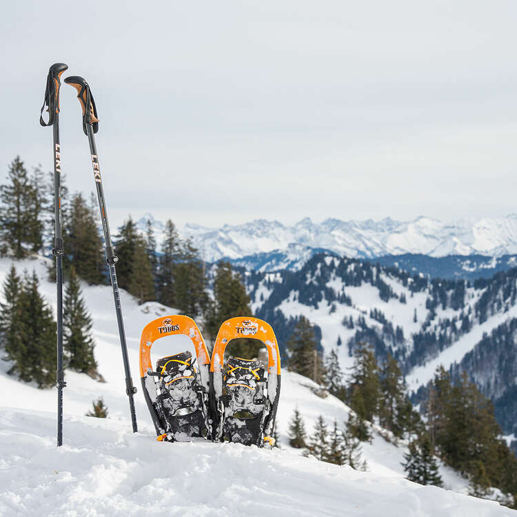 Wintergenuss mit Schneeschuhen am Hochgrat