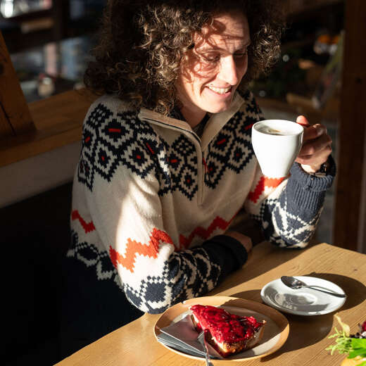 Einkehr bei Kaffee und Kuchen in Oberstaufen