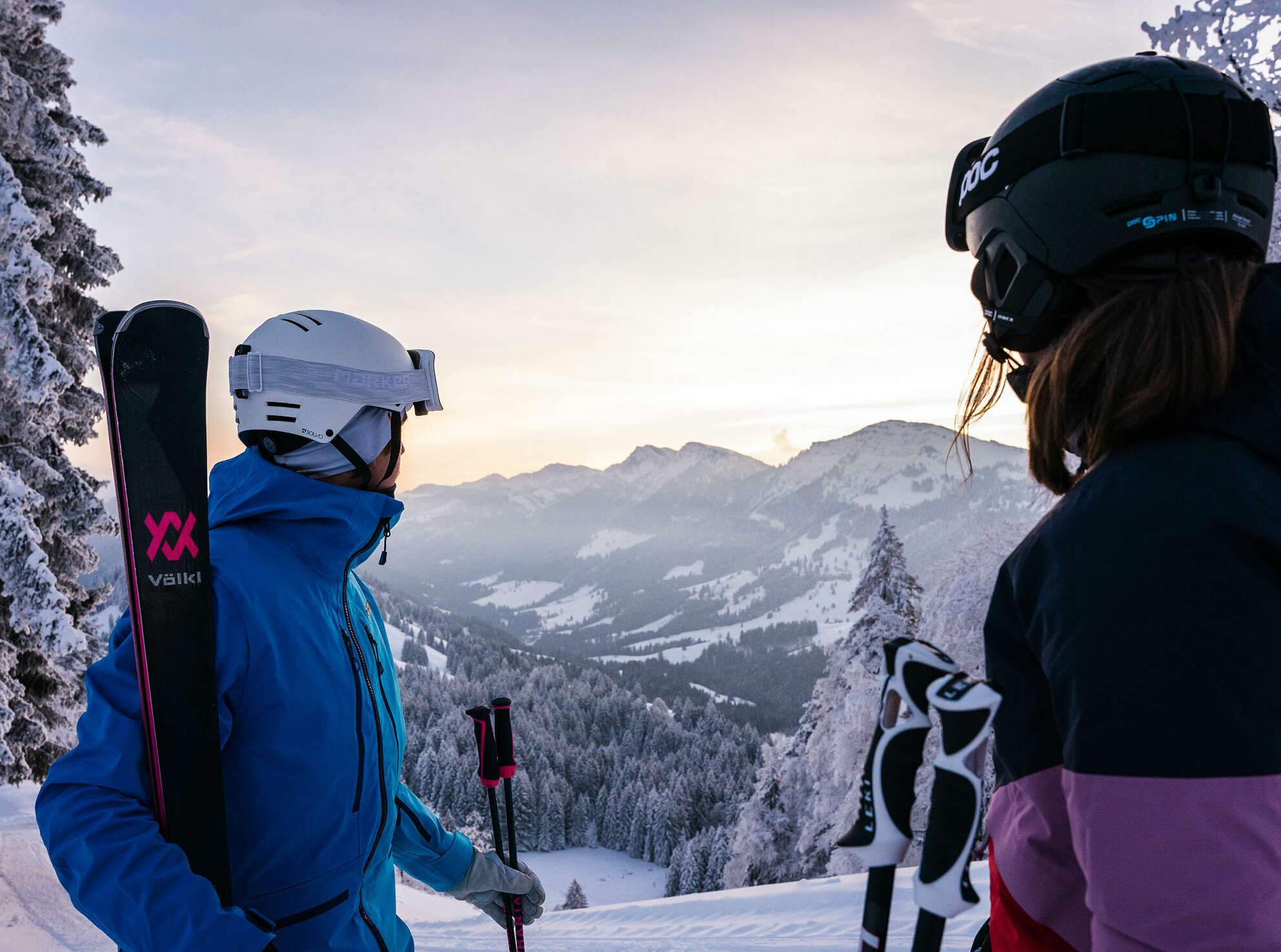 Start in den Skitag in der Skiarena Steibis