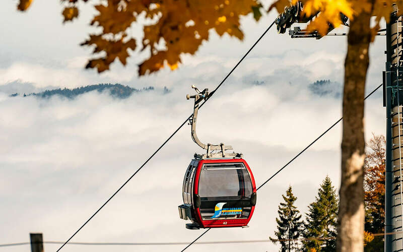 Obheiter an der Imbergbahn im Herbst