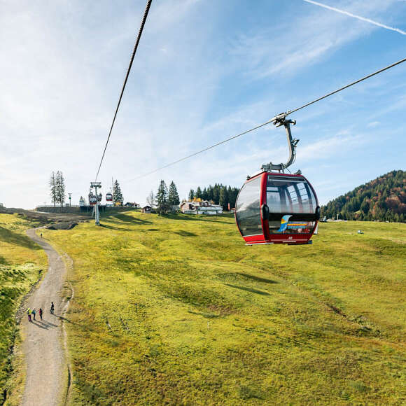 Freie Fahrt mit der Bergbahn in Oberstaufen mit dem Plus Angebot