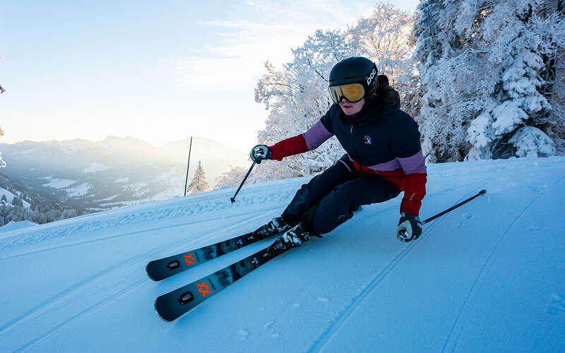 Skifahren in der Skiarena Steibis