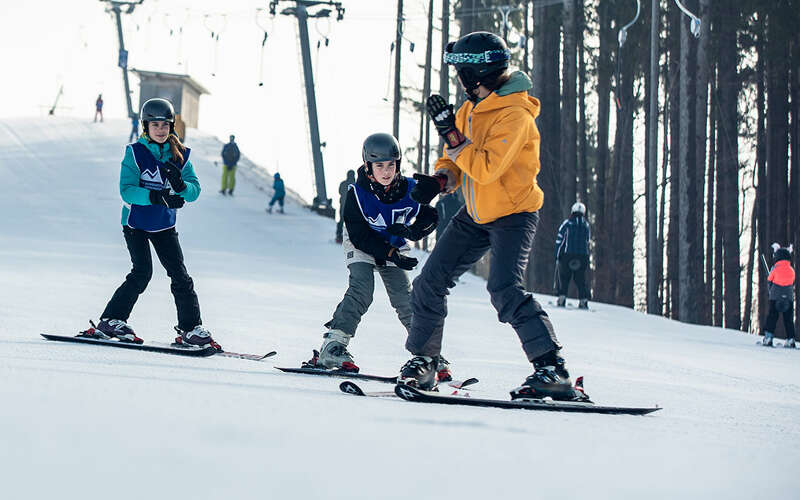 Skikurs im Skigebiet Hündle-Oberstaufen