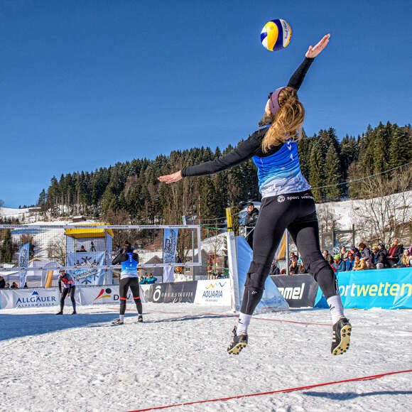 Snowvolleyball Meisterschaften in Oberstaufen