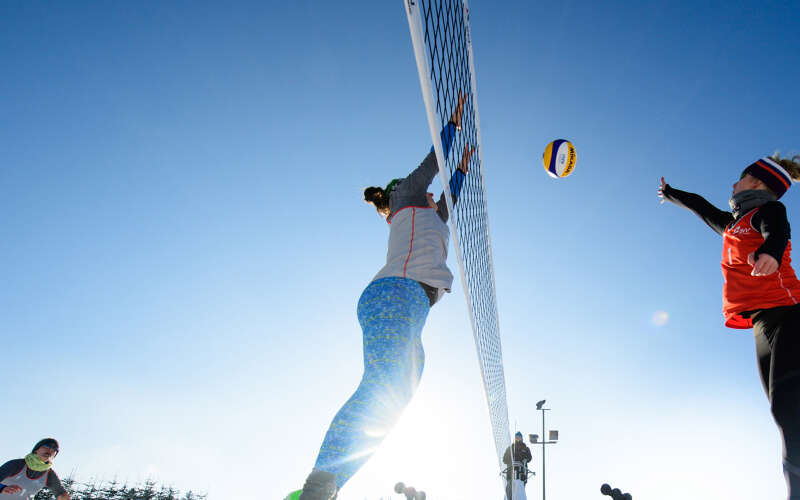 Snow-Volleyball Meisterschaften in Oberstaufen