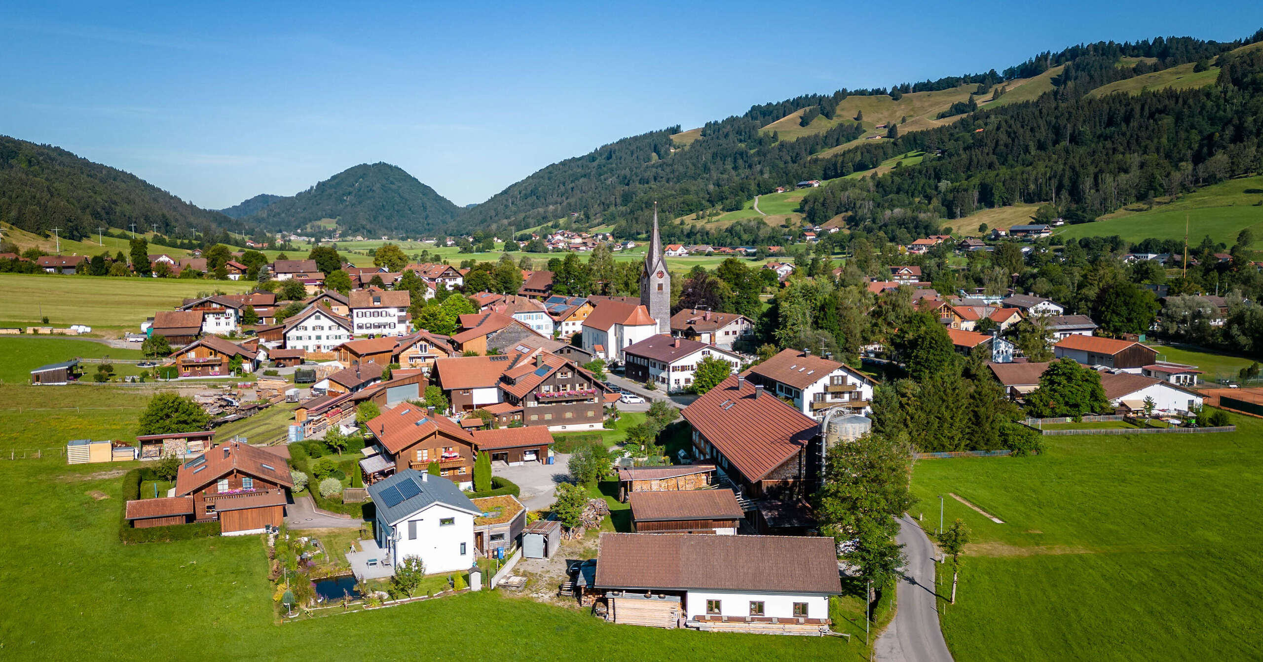 Panorama von Thalkirchdorf im Konstanzer Tal