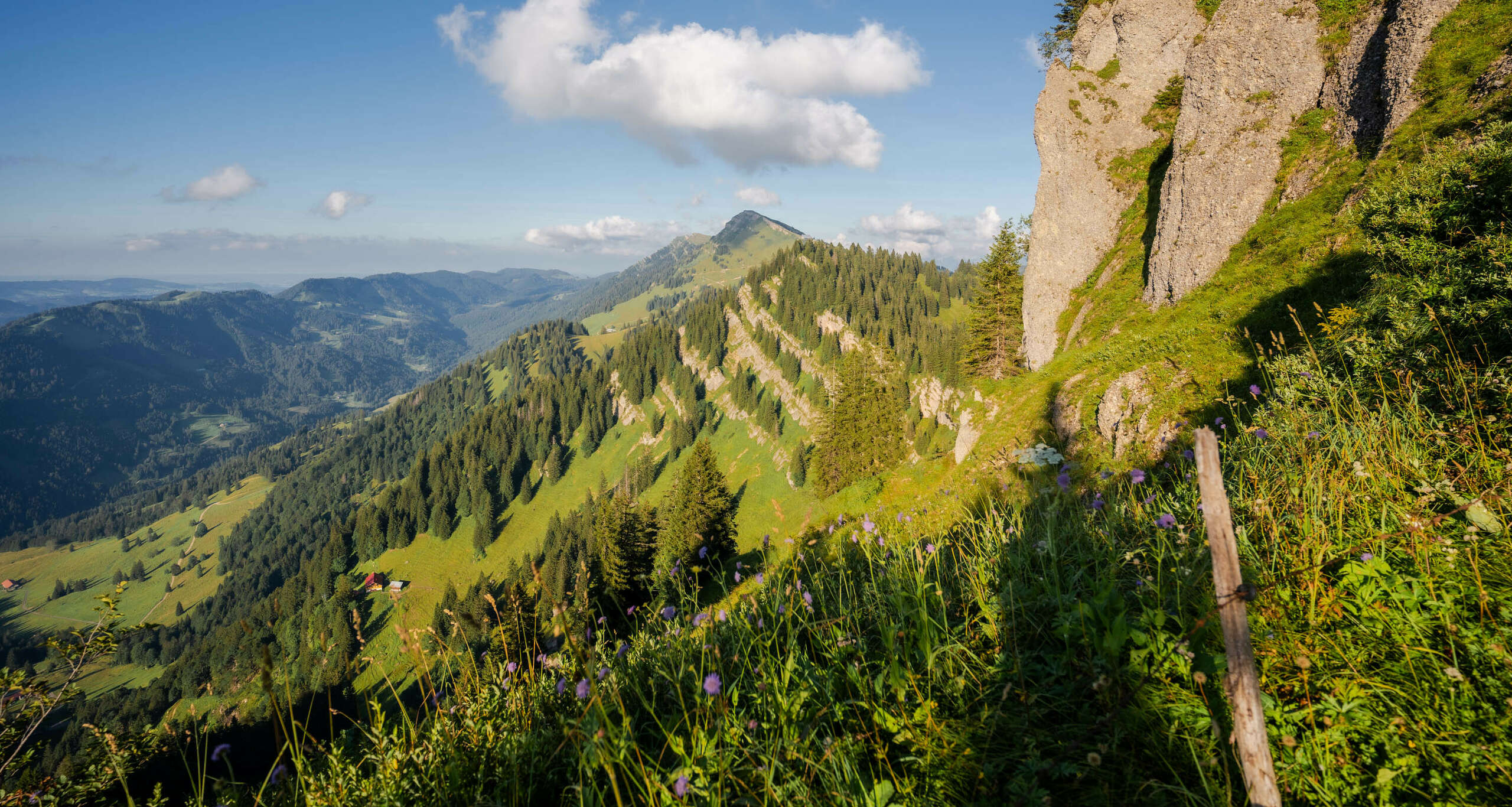 Wandern auf der Gratwanderung Luftiger Grat  im Allgäu