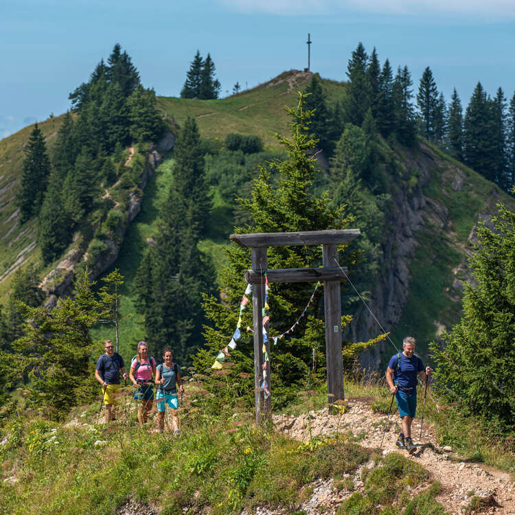 Wandern an der Porta Alpinae auf der Nagelfluhkette