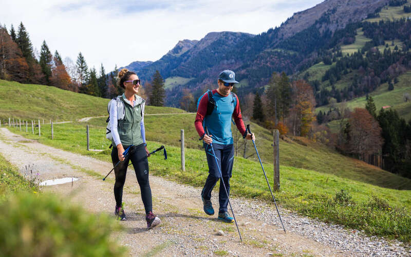 Wandern in den Allgäuer Bergen von Oberstaufen.